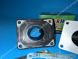 Kit d'admission (pipe droite + clapets) 8 lamelles Carbone ITALKIT COMPETITION HONDA NSR et CAGIVA MITO, FRECCIA C12, 125 2T