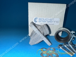 Pipe droite C. BOUCHET souple 19 à 21mm pour PEUGEOT 103 et MBK 51 avec carters POLINI