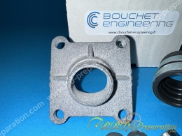 Pipe droite C. BOUCHET souple 19 à 21mm pour PEUGEOT 103 et MBK 51 avec carters POLINI