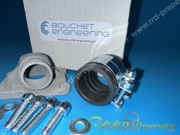 Pipe d'admission C. BOUCHET pour carburateur de 19 à 21mm PHBG ou CP sur Peugeot Fox