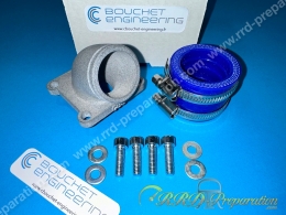 Pipe coudée C. BOUCHET souple 24mm à 28mm PWK / VHST pour PEUGEOT 103 et MBK 51 avec carters POLINI