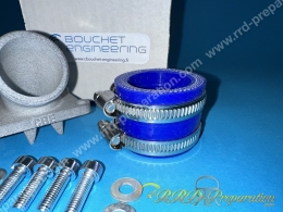 Pipe coudée C. BOUCHET souple 24mm à 28mm PWK / VHST pour PEUGEOT 103 et MBK 51 avec carters POLINI