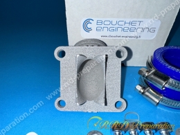 Pipe coudée C. BOUCHET souple 24mm à 28mm PWK / VHST pour PEUGEOT 103 et MBK 51 avec carters POLINI