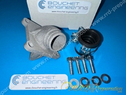 Pipe coudée C. BOUCHET souple 19 à 21mm pour PEUGEOT 103 et MBK 51 avec carters POLINI