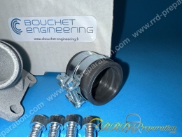 Pipe coudée C. BOUCHET souple 19 à 21mm pour PEUGEOT 103 et MBK 51 avec carters POLINI