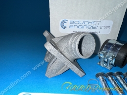 Pipe coudée C. BOUCHET souple 19 à 21mm pour PEUGEOT 103 et MBK 51 avec carters POLINI