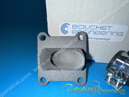 Pipe coudée C. BOUCHET souple 19 à 21mm pour PEUGEOT 103 et MBK 51 avec carters POLINI