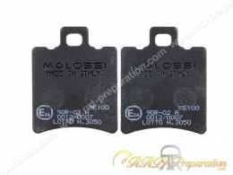 Plaquettes de frein MALOSSI avant/arrière pour scooter et maxi-scooter APRILIA, MBK, VESPA, PIAGGIO..