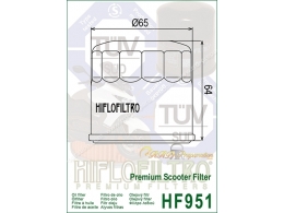 Filtre à huile HIFLO FILTRO HF951 pour maxiscooter HONDA NS, SH, X-ADV, YAMAHA XP TMAX ...