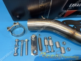 Silencieux d'échappement TURBOKIT ROUND pour YAMAHA YZF 1000 R6 de 1999 à 2002 passage haut ou bas