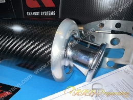 Silencieux d'échappement TURBOKIT ROUND pour YAMAHA YZF 1000 R6 de 1999 à 2002 passage haut ou bas