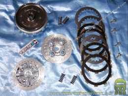 Clutch kit TEKNIX (drum + discs + springs + pressure flange) minarelli am6