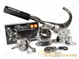 Maxi kit cylindre / vilebrequin / pot STAGE 6 StreetRace 88 Fonte pour Minarelli AM6