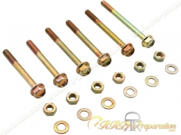 Kit visserie carter moteur type origine P2R pour Peugeot 103 SP, MV, MVL, LM, VOGUE...