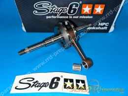 Vilebrequin STAGE 6 RACING renforcé (vilo / embiellage) Peugeot 103 SPX, MVX, RCX & CLIP