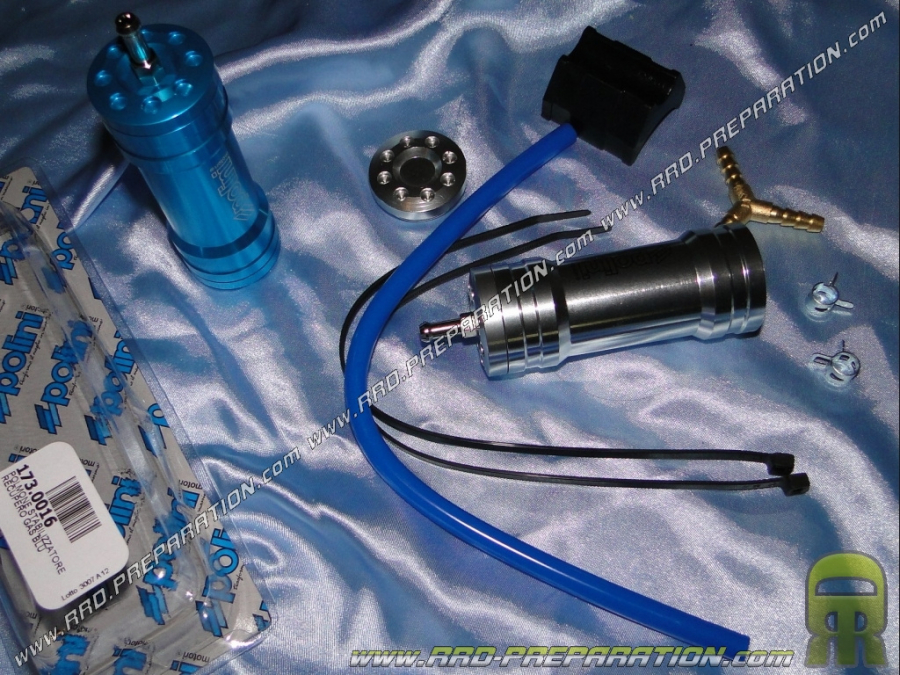Blue CNC machined POLINI or aluminum recovery lung