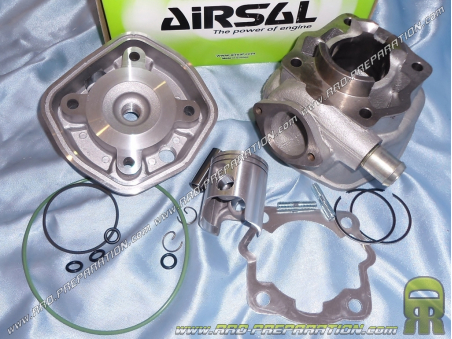 Kit 50 haut moteur Ø39 9mm AIRSAL luxe fonte bi segment DERBI euro 1 et 2