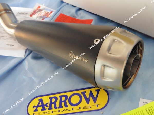 Photo du silencieux d'échappement homologué ARROW pour moto Benelli Leoncino 500 2017